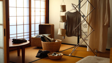 室内物干しクローゼット、冬バージョン